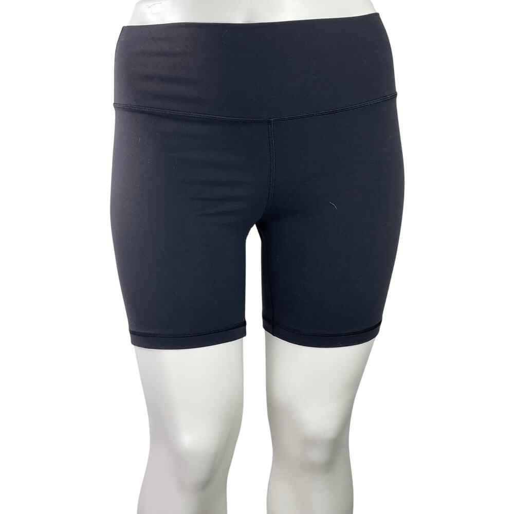Aritzia TnAction Black High Rise Workout Running Athletic Biker Shorts Size XL